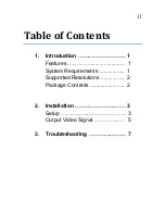 Preview for 4 page of Sewell PC to TV Converter User Manual