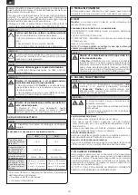 Preview for 20 page of SFA SANIMARIN MAXLITE+ Operating & Installation Manual