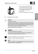 Preview for 41 page of SFC Energy EFOY Comfort 140 User Manual