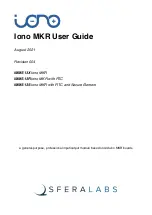 Preview for 1 page of Sfera Labs IMMS13X Iono MKR User Manual