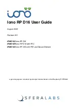 Sfera Labs Iono RP D16 User Manual preview