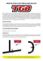 Preview for 2 page of Shark TGB Blade 600 LTX Installation Manual