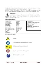 Preview for 2 page of SHARKS SH 500W Instruction For Operation And Maintenance