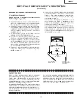 Preview for 3 page of Sharp 20MU11 Service Manual