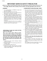 Preview for 2 page of Sharp 21FL91 Service Manual