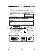 Preview for 2 page of Sharp 21FL94 Operation Manual