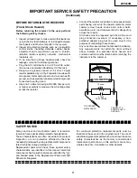 Preview for 3 page of Sharp 26PL83M Service Manual