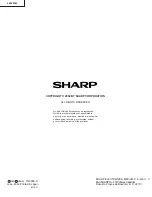 Preview for 36 page of Sharp 26PL83M Service Manual