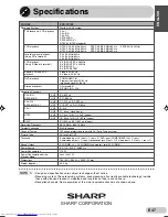 Preview for 47 page of Sharp 29K-F200F Operation Manual