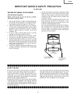 Preview for 3 page of Sharp 32F540 Service Manual