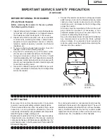 Preview for 3 page of Sharp 32F543 XFlat Service Manual