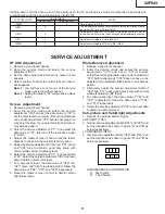 Preview for 9 page of Sharp 32F543 XFlat Service Manual