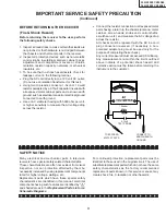 Preview for 3 page of Sharp 32K-X2000 Service Manual