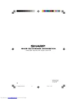 Preview for 44 page of Sharp 36R-S60 Operation Manual