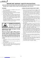 Preview for 2 page of Sharp 36US50 Service Manual