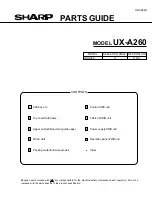 Preview for 61 page of Sharp A260 - UX B/W Thermal Transfer Service Manual