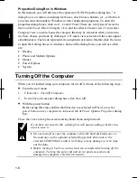 Preview for 21 page of Sharp Actius PC-UM32W Operation Manual