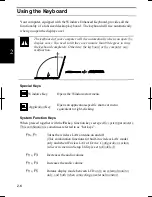 Preview for 27 page of Sharp Actius PC-UM32W Operation Manual