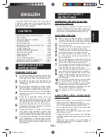 Preview for 3 page of Sharp AE-A12LW Operation Manual