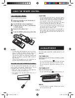 Preview for 6 page of Sharp AE-A12LW Operation Manual