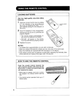 Preview for 8 page of Sharp AE-A184J Operation Manual