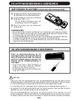 Preview for 120 page of Sharp AE-A18DR Operation Manual