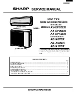 Preview for 1 page of Sharp AE-X07ER Service Manual