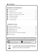 Preview for 3 page of Sharp AE-X09LCJ Operation Manual