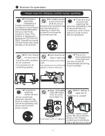 Preview for 4 page of Sharp AE-X09LCJ Operation Manual