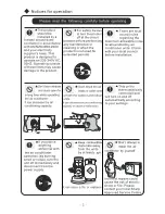 Preview for 5 page of Sharp AE-X09MCJ Operation Manual