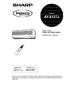Sharp AE-X127J Operation Manual preview