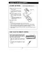 Preview for 6 page of Sharp AE-X127J Operation Manual