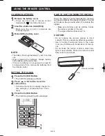 Preview for 6 page of Sharp AE-X12RMR Operation Manual