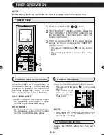 Preview for 16 page of Sharp AE-X26FR-N Operation Manual