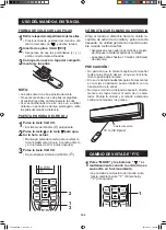 Preview for 36 page of Sharp AE-X36RU Operation Manual