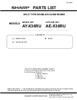 Preview for 41 page of Sharp AE-X36RU Service Manual