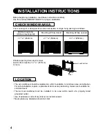 Preview for 4 page of Sharp AF-R50CX Installation And Operation Manual