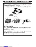 Preview for 9 page of Sharp AH-AP18CF Operation Manual