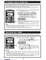 Preview for 13 page of Sharp AH-AP18CF Operation Manual