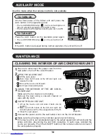 Preview for 16 page of Sharp AH-AP18CF Operation Manual