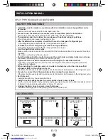 Preview for 15 page of Sharp AH-L10 Operation Manual