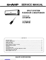 Sharp AH-MP20 Service Manual preview