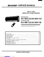 Preview for 1 page of Sharp AH-MX122 Service Manual