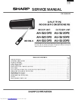 Sharp AH-S22DP2 Service Manual preview