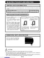 Preview for 12 page of Sharp AH-X08BE Operation Manual