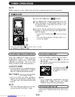 Preview for 14 page of Sharp AH-X08BE Operation Manual