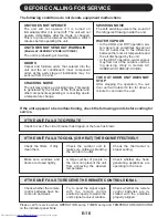 Preview for 18 page of Sharp AH-X08BE Operation Manual