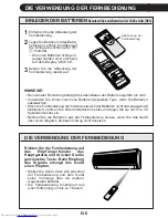 Preview for 24 page of Sharp AH-X08BE Operation Manual