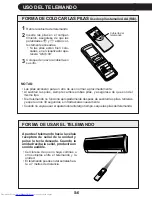 Preview for 56 page of Sharp AH-X08BE Operation Manual