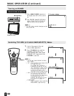 Preview for 17 page of Sharp Aquos LC 13E1U Operation Manual